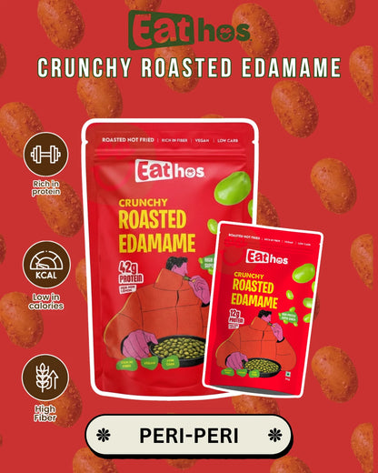 THE SNACK STACK- Eathos Crunchy Edamame | PACK OF 6 | 100g x 6
